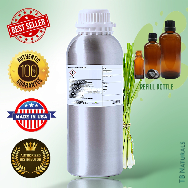 Plant Therapy Lemongrass PURE Essential Bulk REFILL ONLY