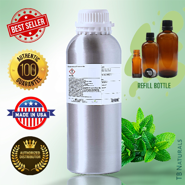 Plant Therapy Peppermint PURE Essential Oil Bulk REFILL ONLY