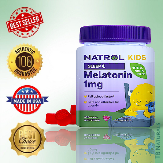 Natrol Melatonin 1mg, KIDS 4&up, 60 Gummies