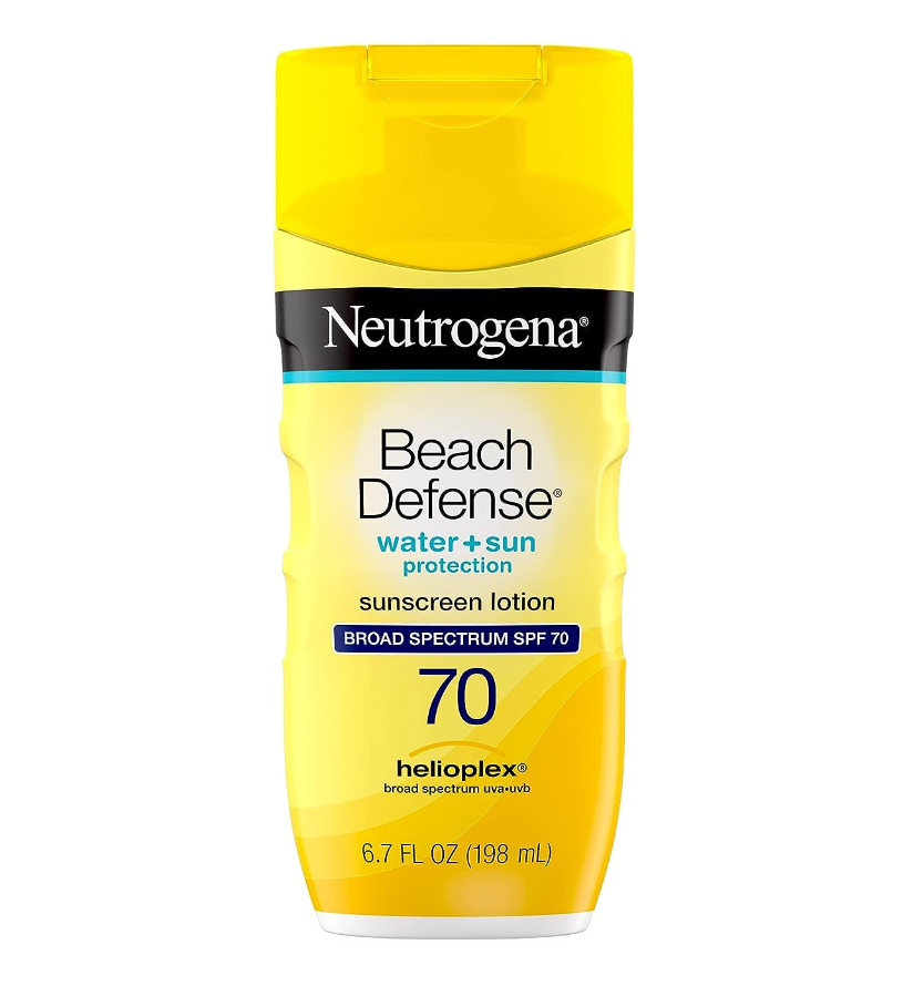 Neutrogena Beach Defense Water Resistant Sunscreen Lotion SPF 70, 6.7oz