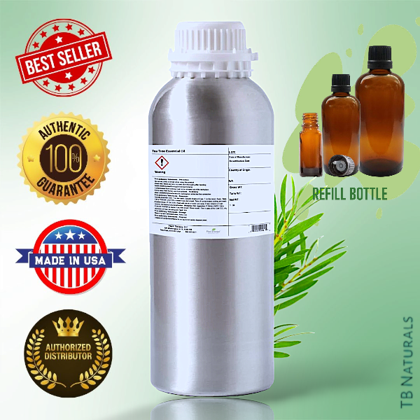 Plant Therapy Tea Tree PURE Essential Oil Bulk REFILL ONLY